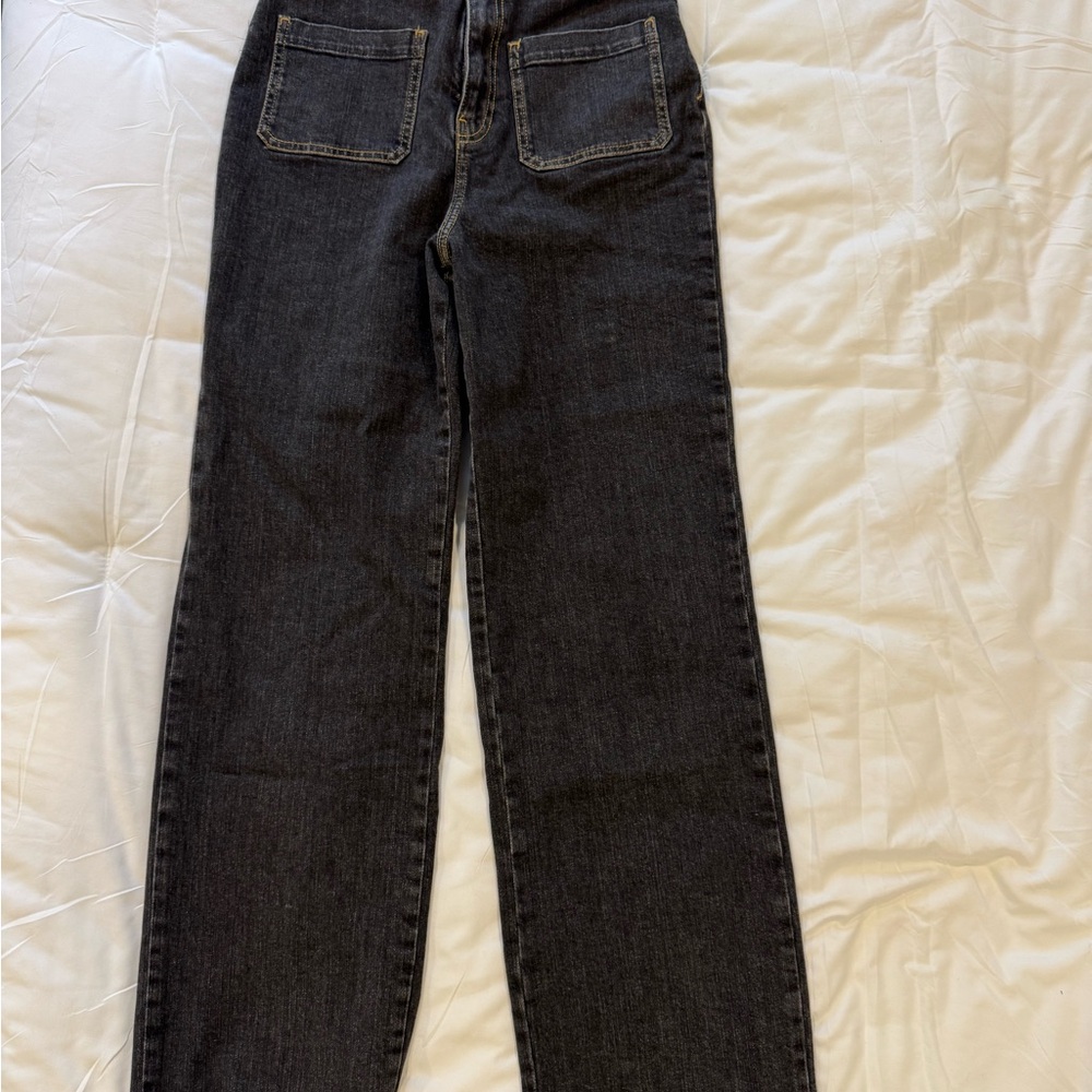 NWOT BA&SH Black Denim Jeans
